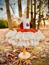 Load image into Gallery viewer, Amber Harvest Dress with Crsytal Embellishment