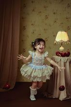 Load image into Gallery viewer, Vintage Roses Dress Blue