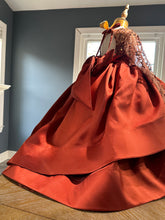 Load image into Gallery viewer, Falling Leaves Custom Gown Sizes 6y-12y