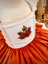 Load image into Gallery viewer, Amber Harvest Dress with Crsytal Embellishment