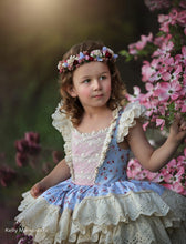 Load image into Gallery viewer, Vintage Roses Dress Yellow