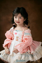 Load image into Gallery viewer, Beary Sweet Dress (Red and Pink) Preorder
