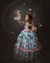 Load image into Gallery viewer, Hope Dress - Butterflies on Both Bodice and Skirt Maxi Tulle Dress