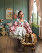Load image into Gallery viewer, Beary Sweet Dress (Red and Pink) Preorder