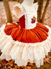 Load image into Gallery viewer, Amber Harvest Dress with Crsytal Embellishment