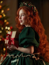 Load image into Gallery viewer, Enchanted Evergreen Dress - Preorder