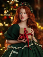Load image into Gallery viewer, Enchanted Evergreen Dress - Preorder