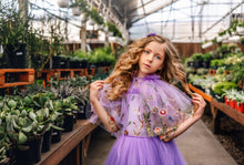 Load image into Gallery viewer, Butterfly Garden - Butterflies on Both Bodice and Skirt Maxi Tulle Dress