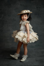 Load image into Gallery viewer, Vintage Roses Dress Blue