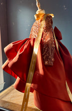 Load image into Gallery viewer, Falling Leaves Custom Gown Sizes 6y-12y