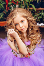 Load image into Gallery viewer, Butterfly Garden - Butterflies on Both Bodice and Skirt Maxi Tulle Dress