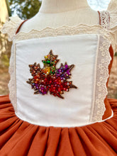 Load image into Gallery viewer, Amber Harvest Dress with Crsytal Embellishment