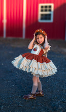 Load image into Gallery viewer, Amber Harvest Dress with Crsytal Embellishment