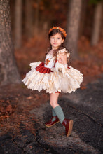 Load image into Gallery viewer, Amber Harvest Dress with Crsytal Embellishment