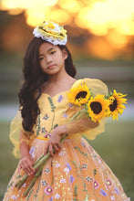 Load image into Gallery viewer, Butterfly Garden - Butterflies on Both Bodice and Skirt Maxi Tulle Dress