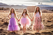 Load image into Gallery viewer, Butterfly Garden Dress - Embroidery Bodice and Sleeves Dress