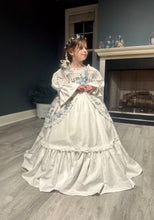 Load image into Gallery viewer, Southern Belle Blouse (White or Blue)