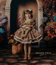 Load image into Gallery viewer, Orange Brown Autumn Blossom Dress Set