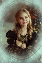 Load image into Gallery viewer, Midnight Reverie Dress Short Version - Lace - Sizes 12-18m - 5y