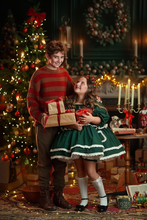 Load image into Gallery viewer, Enchanted Evergreen Dress