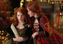 Load image into Gallery viewer, Midnight Reverie Dress - Lace - Sizes 12-18m - 8y