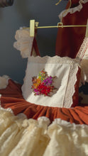 Load and play video in Gallery viewer, Amber Harvest Dress with Crsytal Embellishment
