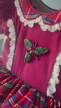 Load and play video in Gallery viewer, Christmas Dream Berry Dress - Berry