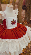 Load and play video in Gallery viewer, Amber Harvest Dress with Crsytal Embellishment