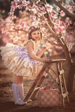 Load image into Gallery viewer, Vintage Roses Pinafore
