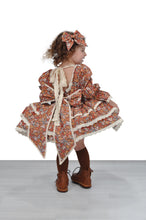 Load image into Gallery viewer, Orange Brown Autumn Blossom Dress Set