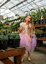 Load image into Gallery viewer, Le Jardin des Papillons Embroidery Top Lavender or Pink Tutu Tulle Dress