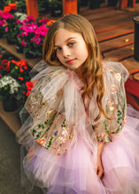 Load image into Gallery viewer, Le Jardin des Papillons Embroidery Top Lavender or Pink Tutu Tulle Dress