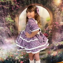 Load image into Gallery viewer, Autumn Blossom Dress Set Purple