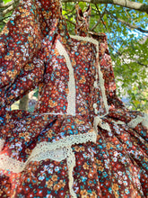 Load image into Gallery viewer, Orange Brown Autumn Blossom Dress Set