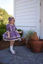 Load image into Gallery viewer, Autumn Blossom Dress Set Purple