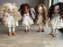 Load image into Gallery viewer, Rainbow Vintage Lace Bambalina Doll Dress