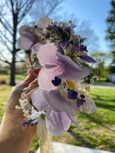 Load image into Gallery viewer, Hydrangeas boho flower crown