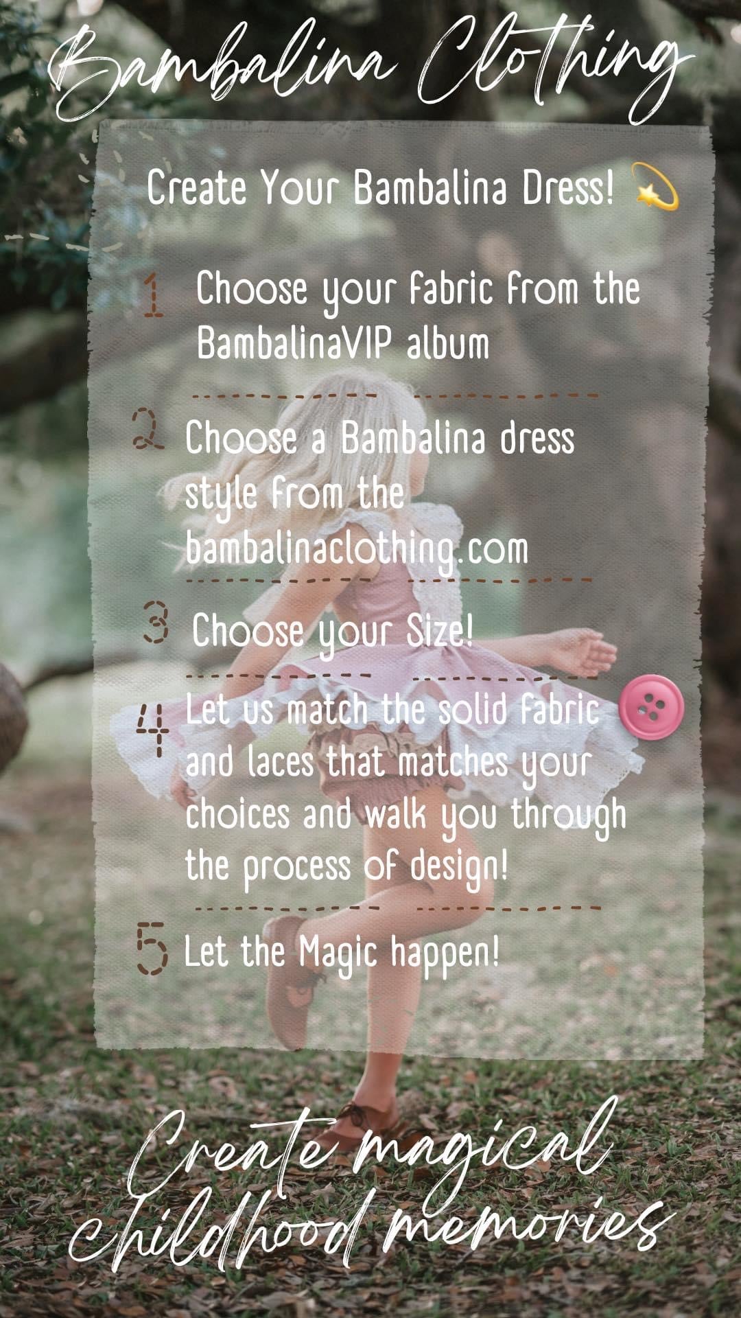 Create Your Bambalina Dress