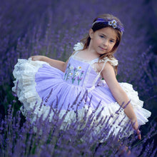 Load image into Gallery viewer, Lavenders and Daisies Dress
