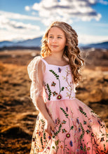 Load image into Gallery viewer, Butterfly Garden - Butterflies on Both Bodice and Skirt Maxi Tulle Dress
