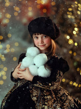 Load image into Gallery viewer, Midnight Reverie Dress -  Lace - Sizes 12-18m - 8y
