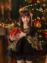 Load image into Gallery viewer, Midnight Reverie Dress -  Lace - Sizes 12-18m - 8y
