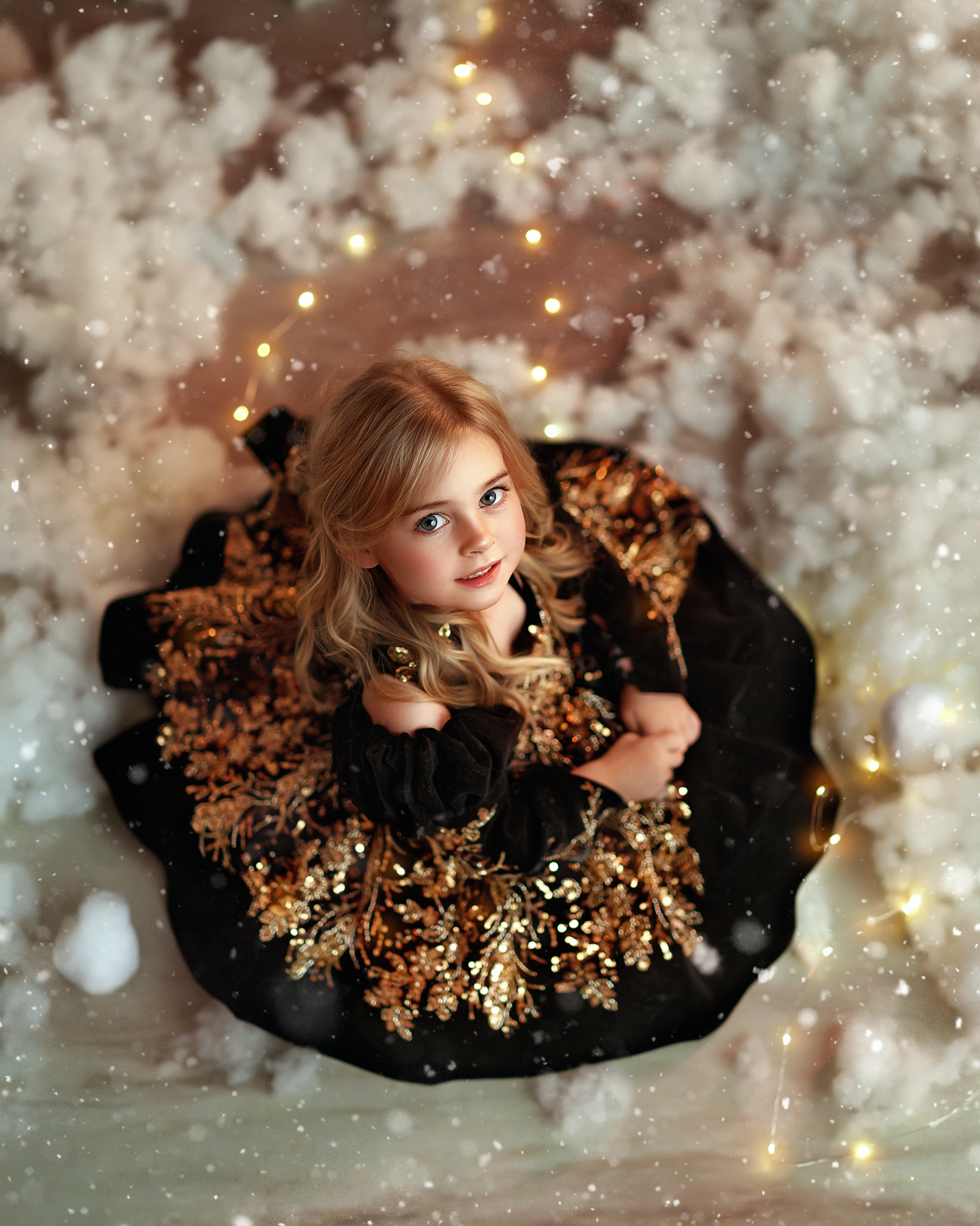 Midnight Reverie Dress Short Version -  Lace - Sizes 12-18m - 5y
