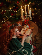 Load image into Gallery viewer, Enchanted Evergreen Dress - Preorder

