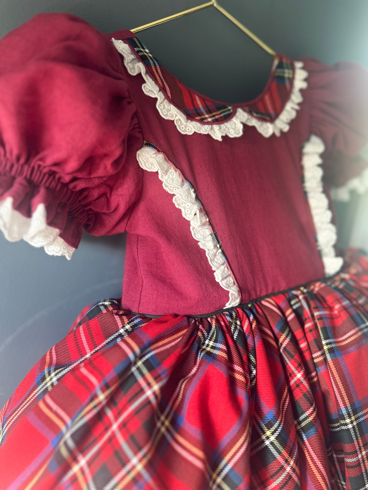 Christmas Dream Berry Dress - Berry