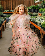 Load image into Gallery viewer, Butterfly Garden - Butterflies on Both Bodice and Skirt Maxi Tulle Dress
