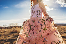 Load image into Gallery viewer, Butterfly Garden - Butterflies on Both Bodice and Skirt Maxi Tulle Dress
