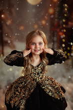 Load image into Gallery viewer, Midnight Reverie Dress Short Version -  Lace - Sizes 12-18m - 5y
