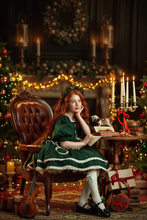 Load image into Gallery viewer, Enchanted Evergreen Dress - Green
