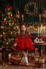 Load image into Gallery viewer, Sugarplum Red Gown Short Version - Red Lace - Sizes 6-10
